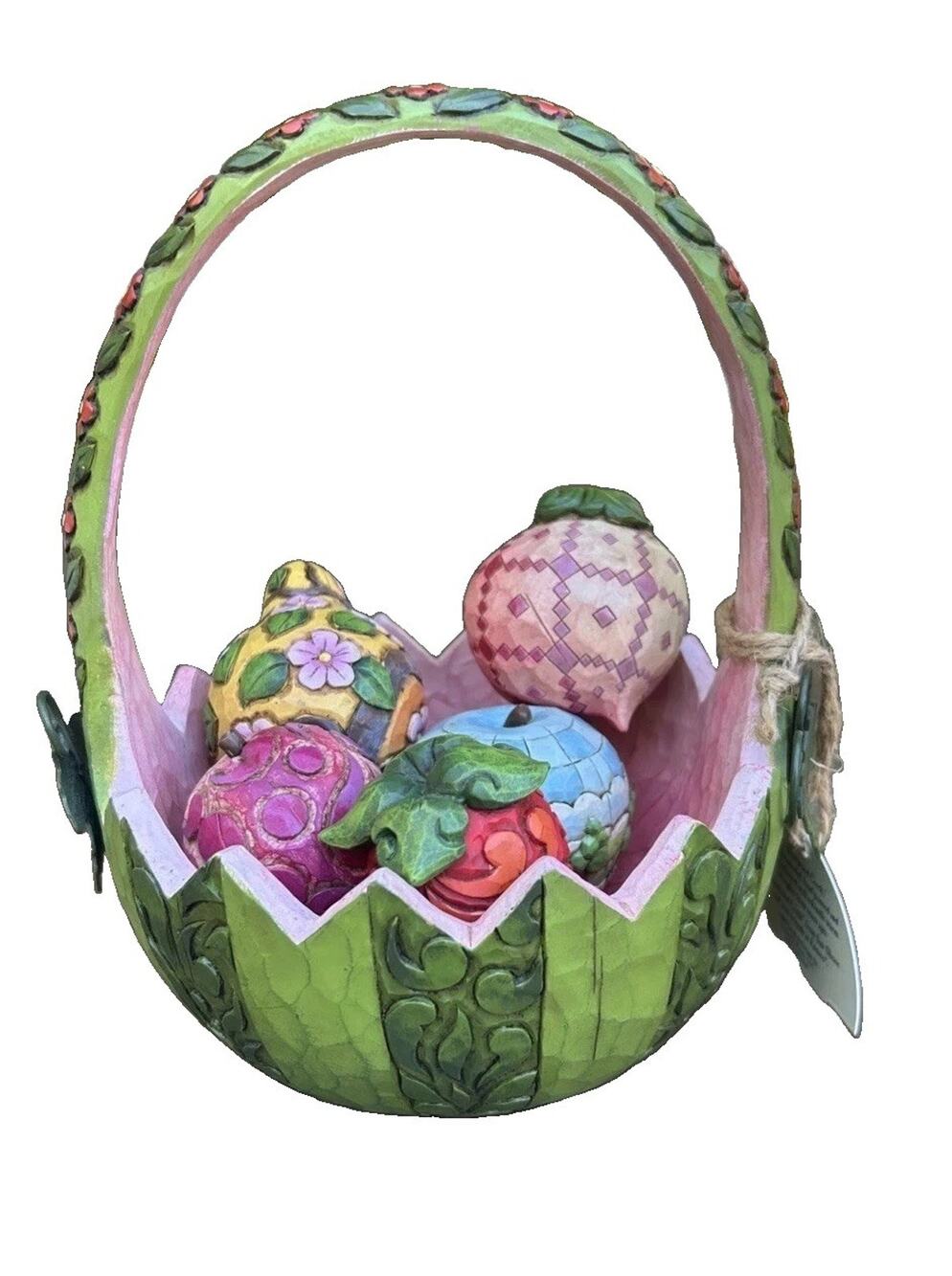 2007 Jim Shore “Taste of Summer Goodness" Retired Watermelon Fruit Basket *READ*